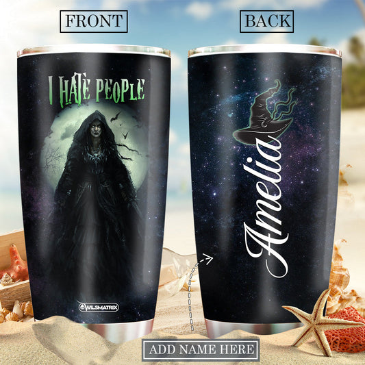 Witch Dark Humor Personalized 20 Oz Tumbler For Travel Gifts