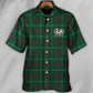 Tartan Wales Flag Green Color - Hawaiian Shirt
