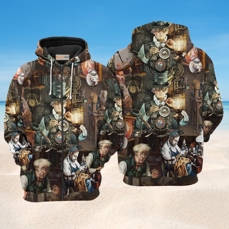 Watchmaker Skillful Hands Quote Art – 3D Hoodie
