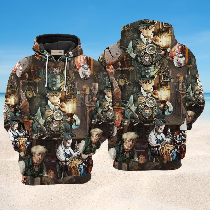 Watchmaker Skillful Hands Quote Art – 3D Hoodie