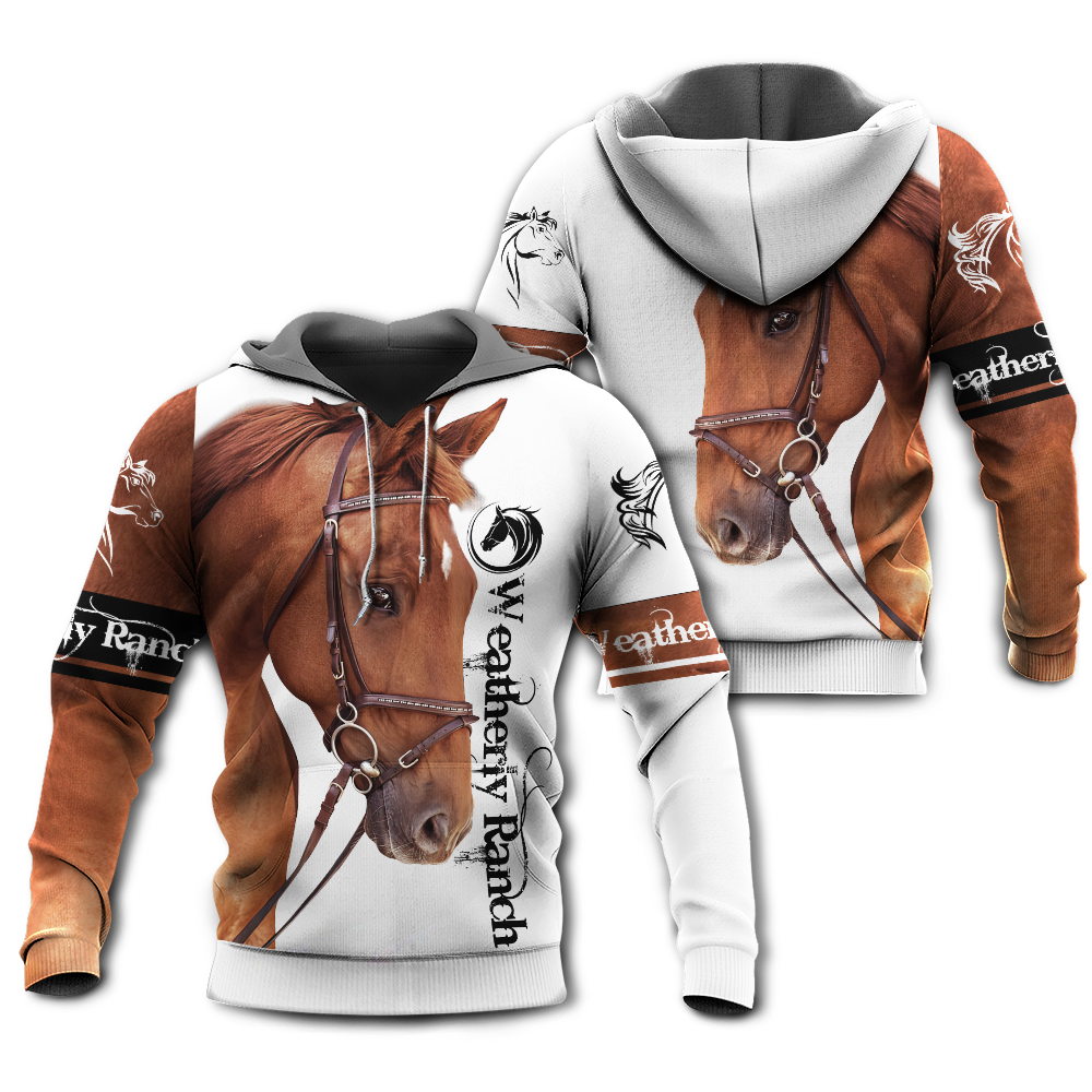 Horse Love Horse Brown For Ray - 3D Hoodie