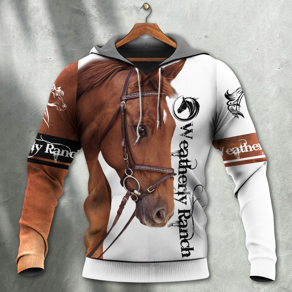 Horse Love Horse Brown For Ray - 3D Hoodie