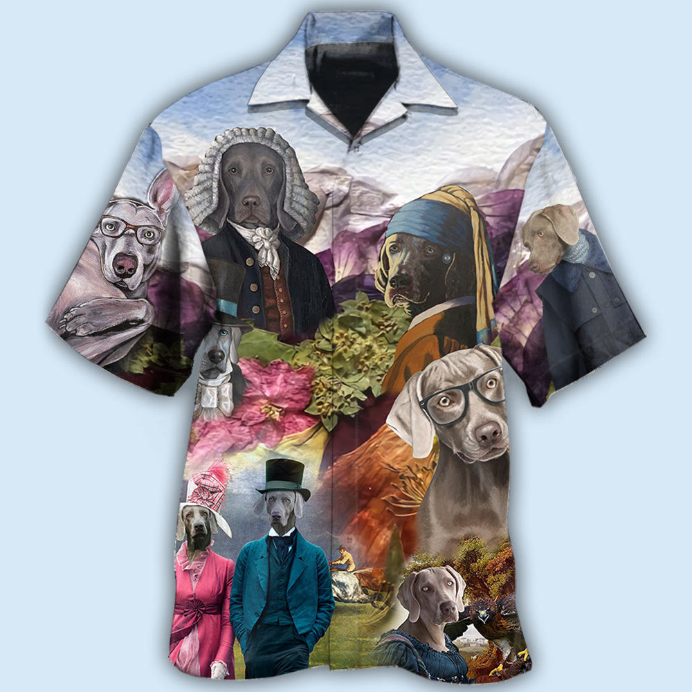 Weimaraner Dog Modern Art Style - Hawaiian Shirt