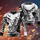 Welder Black And White Art – 3D Hoodie