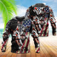 Welder Patriotic Red Blue Style - 3D Hoodie