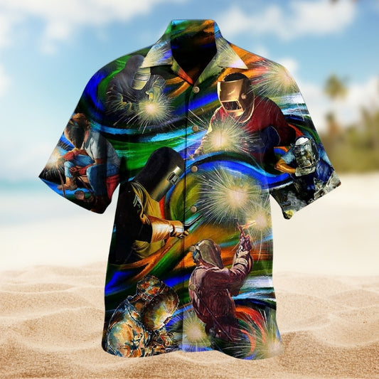 Welder Yes I Know I’m On Fire Let Me Finish This Weld Limited Edition – Hawaiian Shirt