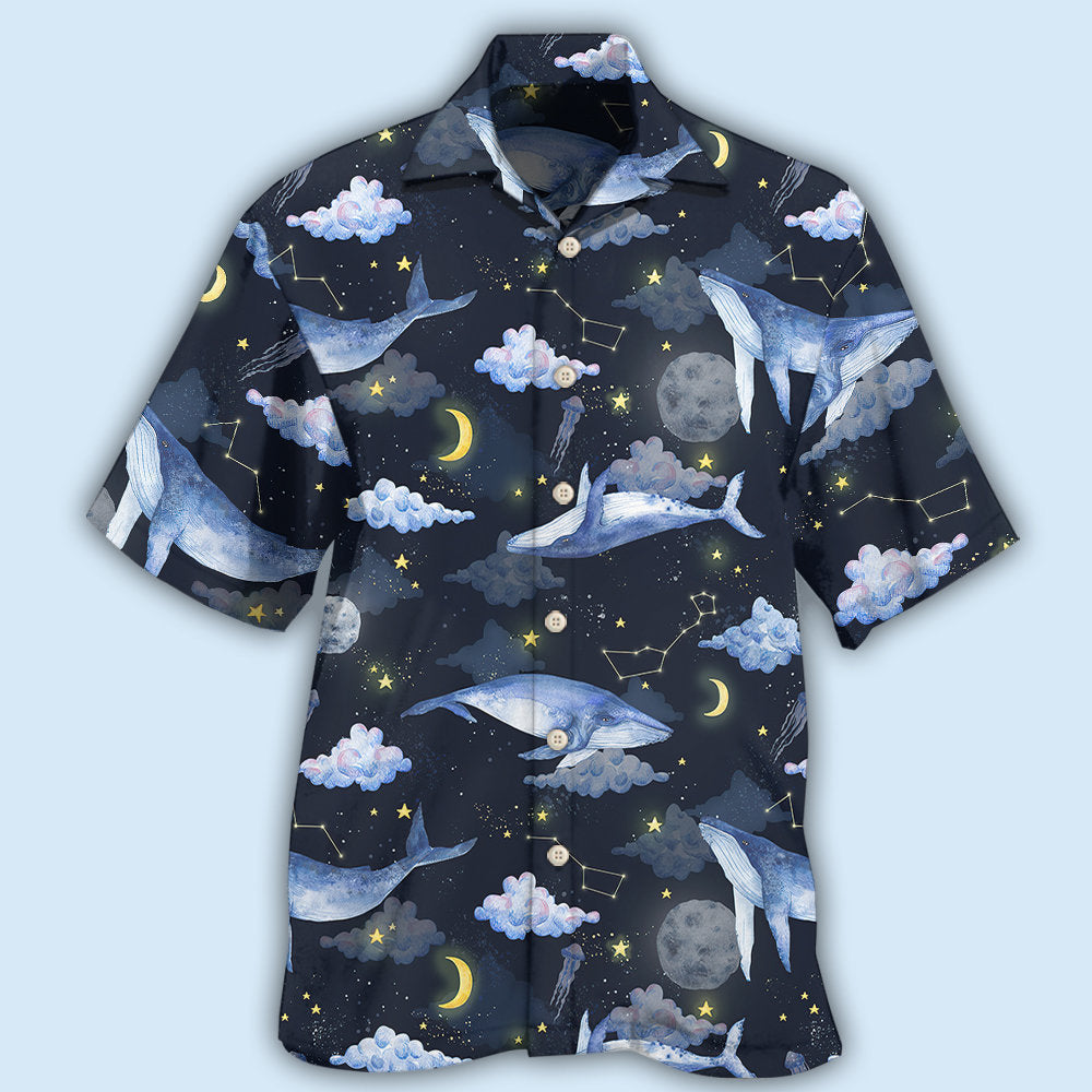 Whale Night Sky Style – Hawaiian Shirt