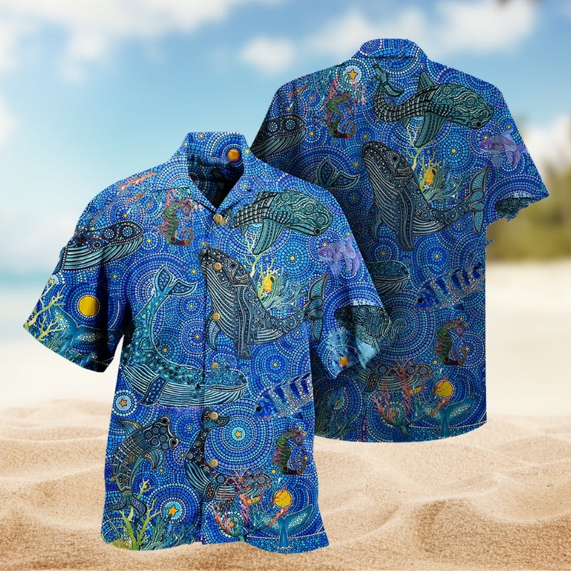 Whale Love Animals Limited Edition – Hawaiian Shirt