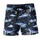 Whale Galaxy Night Sky Art - Beach Short