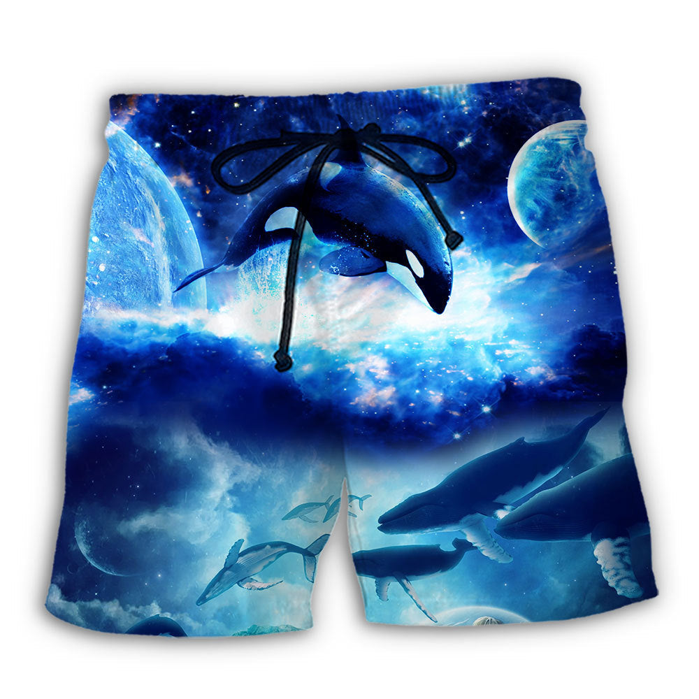 Blue Whale Galaxy Fantasy – Beach Short