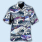 Whale Waves Ocean Style – Hawaiian Shirt