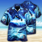 Blue Whale Galaxy Ocean Fantasy – Hawaiian Shirt