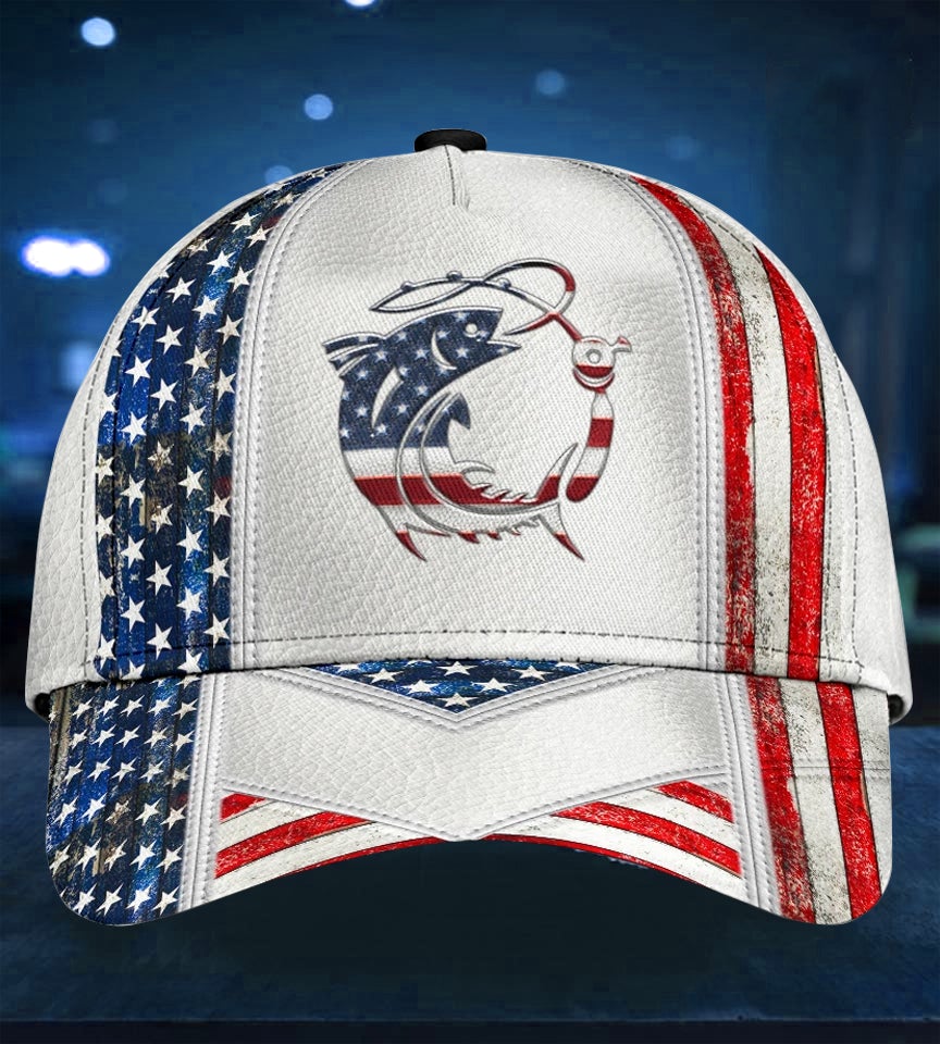 White American Fishing Outdoor Style – Classic Cap