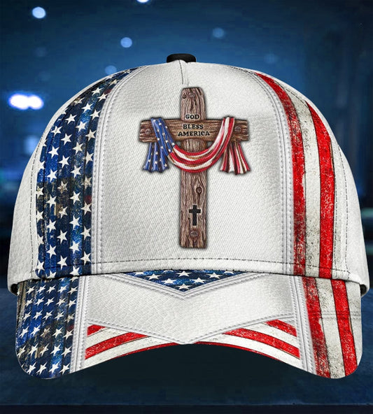 White God Bless America – Classic Cap