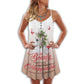 Horse Beauty And Butterfly – Women's Summer Sleeveless V-Neck Camisole Dress