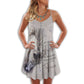 White Horse Faith – Women's Summer Sleeveless V-Neck Camisole Dress