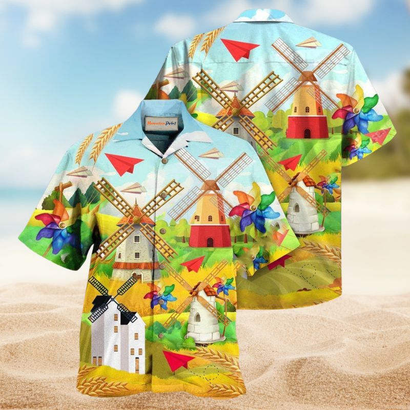 Windmill Goes Round And Round Edition – Hawaiian Shirt