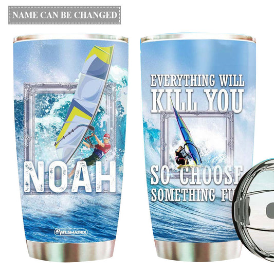 Surfing Choose Adventure Personalized 20 Oz Tumbler