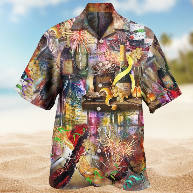 Wine Champagne Sparkle Edition – Hawaiian Shirt
