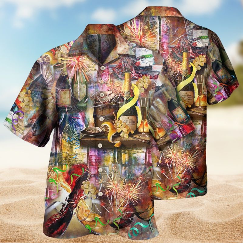 Wine Champagne Sparkle Edition – Hawaiian Shirt