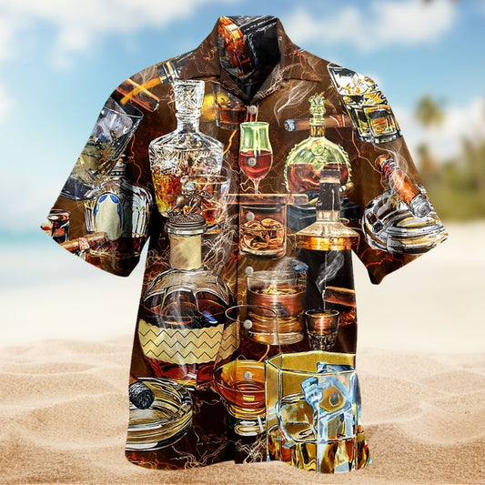Wine Happiness Is The Key Limited Edition – Hawaiian Shirt