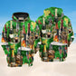 Wine Lover Green Art – 3D Hoodie