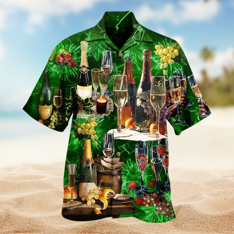 Wine Lover Green Limited Edition – Hawaiian Shirt