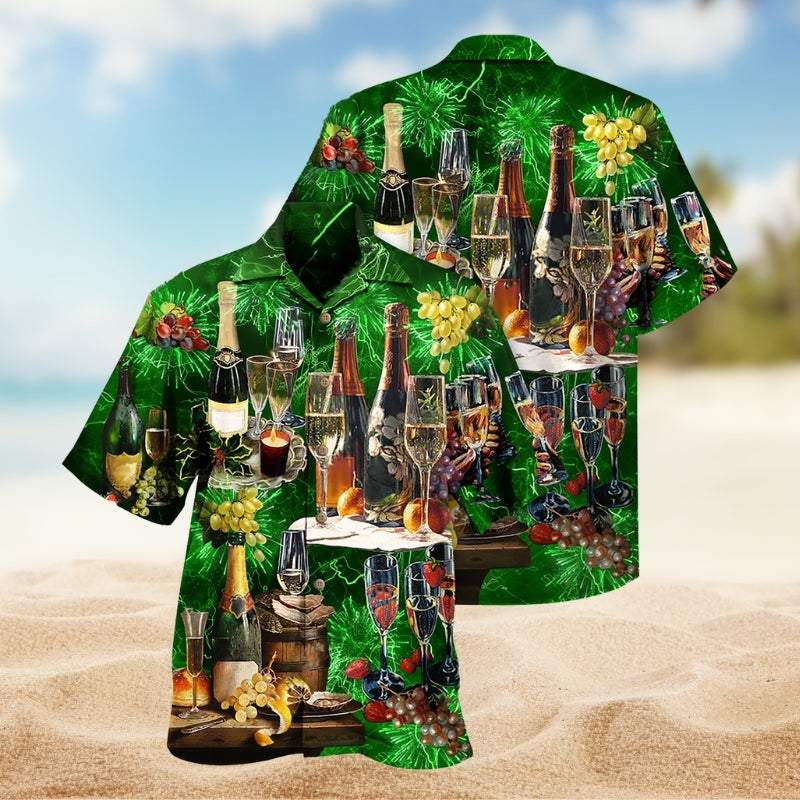 Wine Lover Green Limited Edition – Hawaiian Shirt