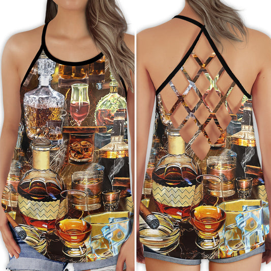 Wine So Beautiful Chic Look - Hollow Tank Top