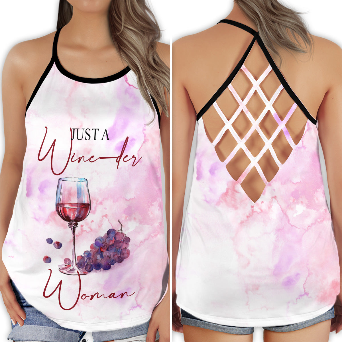 Wine So Good Wine Lover Vibes - Hollow Tank Top