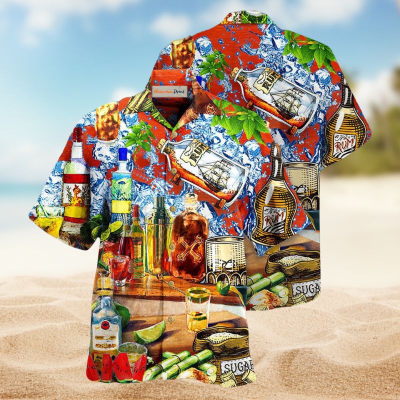Wine Strong Like Rum Edition – Hawaiian Shirt