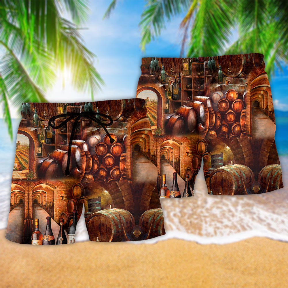 Wine Cellar Vintage Tasting - Beach Short