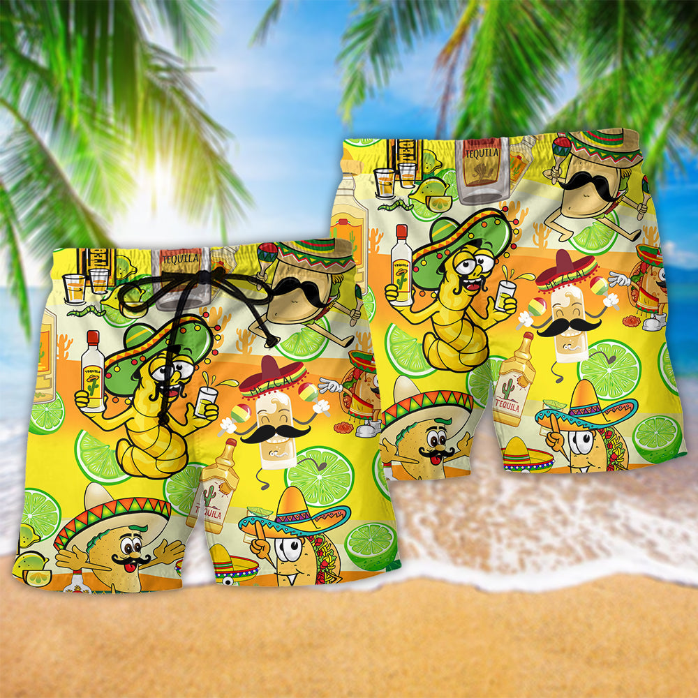 Wine Tequila Magic Water Fun Style – Beach Short
