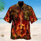 Guitar Flaming Music Speaks Style – Hawaiian Shirt