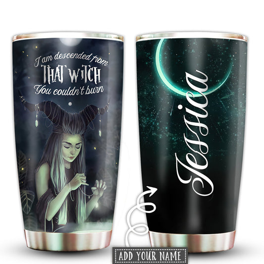 Witch Witchy Fire Personalized 20 Oz Tumbler