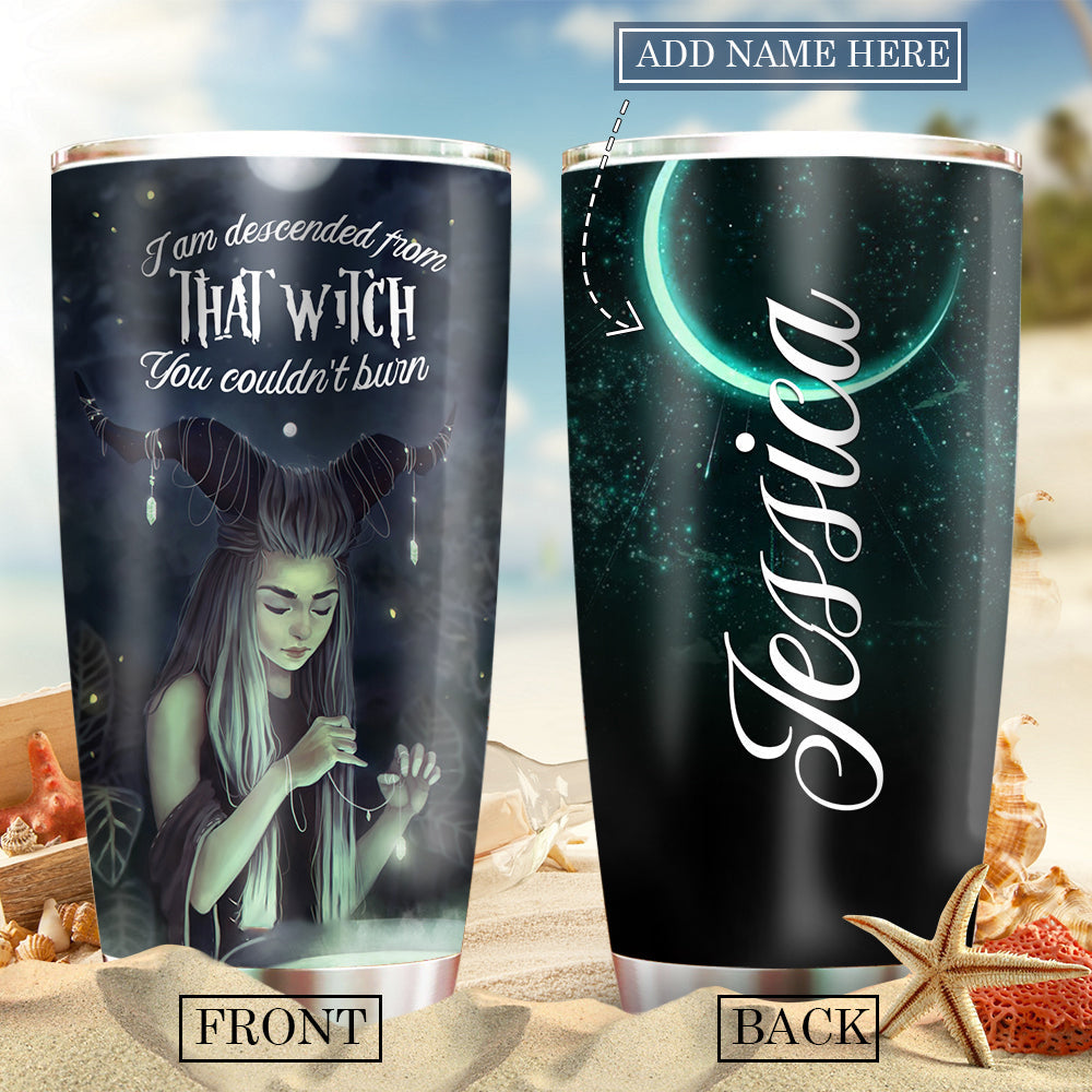 Witch Witchy Fire Personalized 20 Oz Tumbler