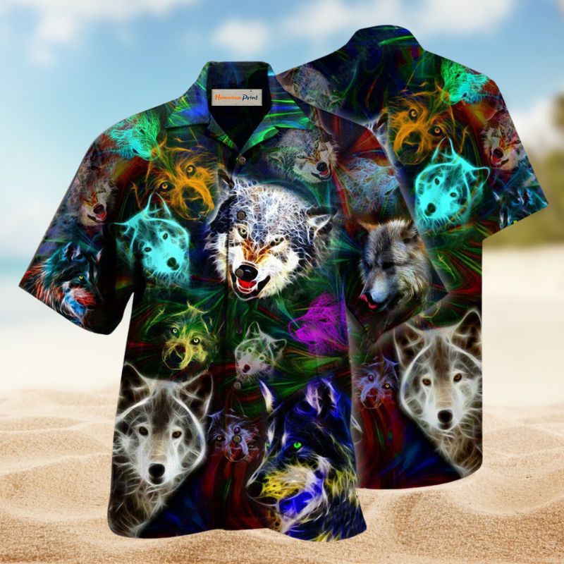 Wolf Brave Wolves Edition – Hawaiian Shirt