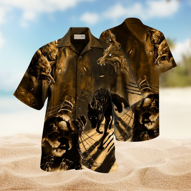 Wolf Darkness Scary Limited Edition – Hawaiian Shirt