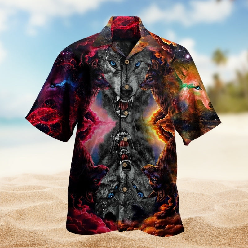 Wolf Loves Darkness Limited Edition – Hawaiian Shirt