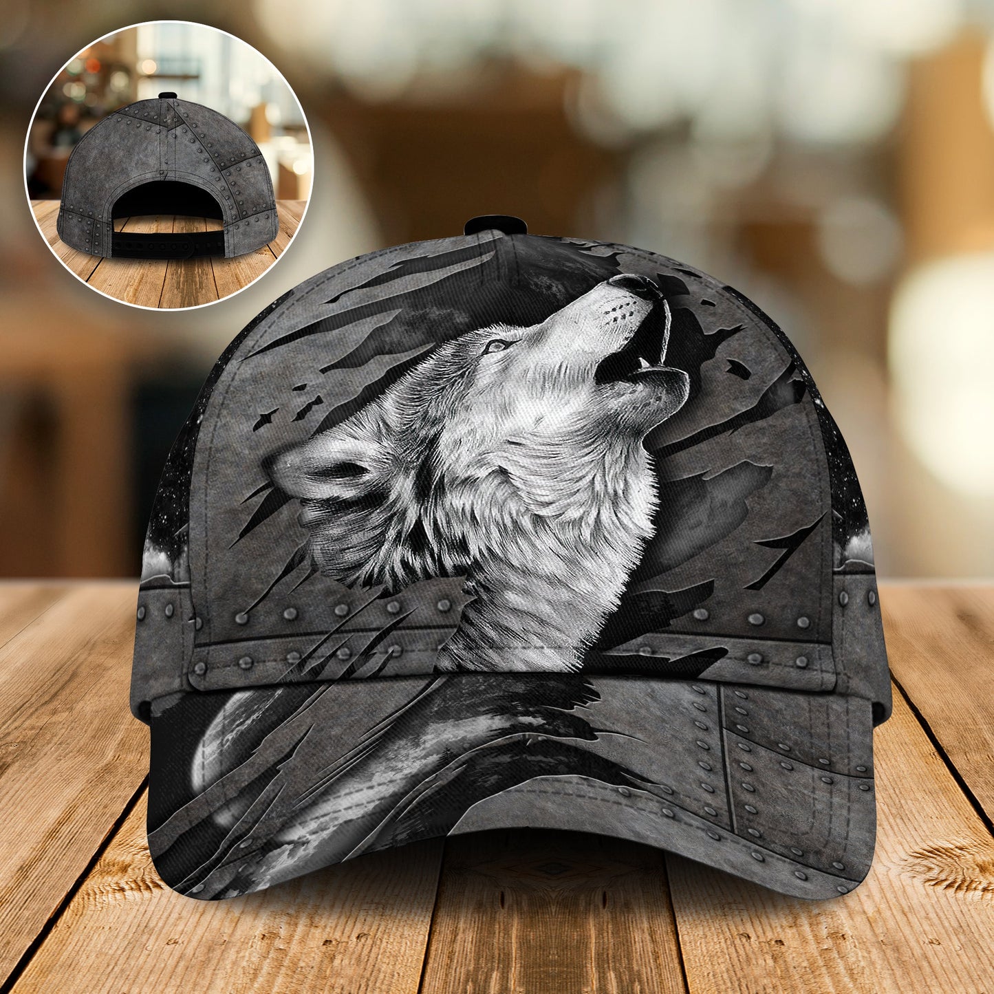 Wolf Moon Black Style – Classic Cap