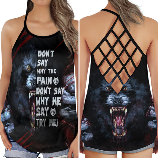 Wolf Kind Heart Wild Spirit - Hollow Tank Top