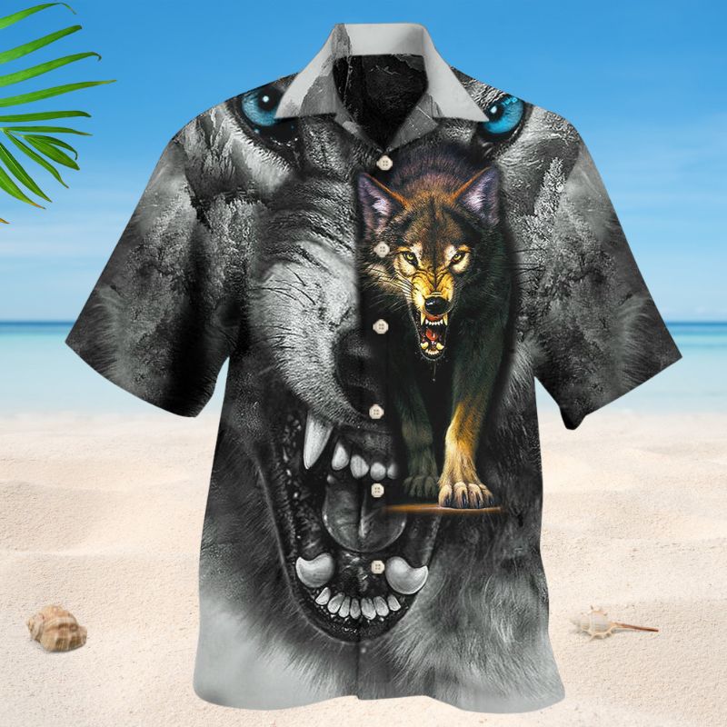 Wolf Quitting Is Not Style – Hawaiian Shirt