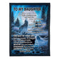 Wolf The Rest Of Your Life Daughter Gift 50 x 60 Inch Flannel Blanket For Cozy Bedroom And Sofa Decor