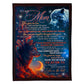 Wolf To My Mom 50 x 60 Inch Flannel Blanket For Cozy Bedroom And Sofa Decor