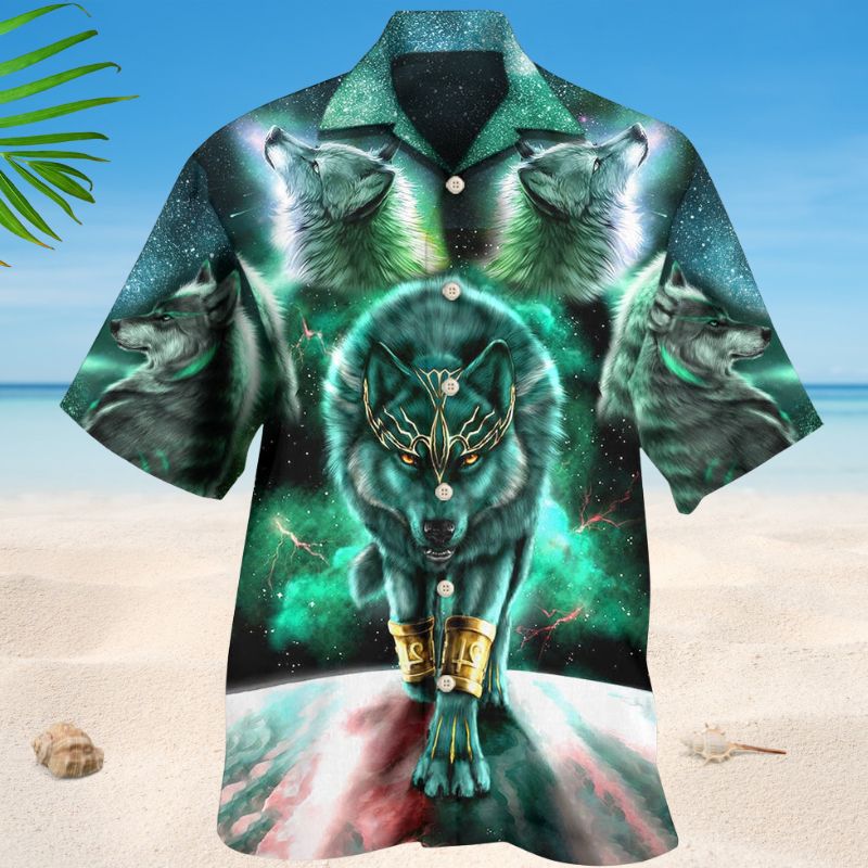Wolf Warrior Style – Hawaiian Shirt