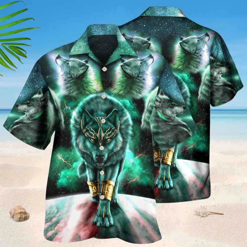 Wolf Warrior Style – Hawaiian Shirt