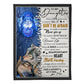 Wolf When Life Gives A Chance Take It Mom To Daughter 50 x 60 Inch Flannel Blanket For Cozy Bedroom And Sofa Decor