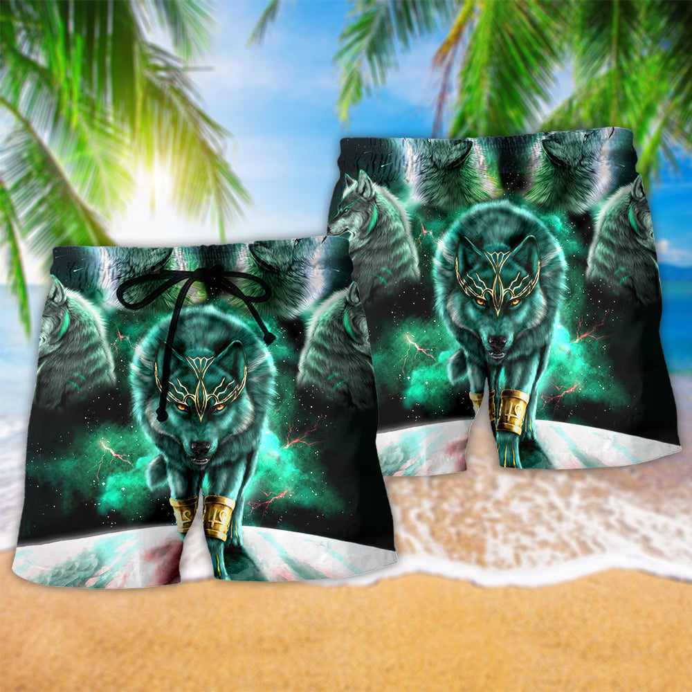 Green Wolf Warrior – Beach Short