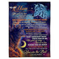 Wolf You Are The Best Mother 50 x 60 Inch Flannel Blanket For Cozy Bedroom And Sofa Decor