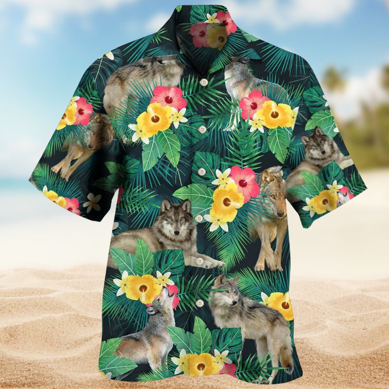  Wolf Tropical Summer Vibes Edition – Hawaiian Shirt, 